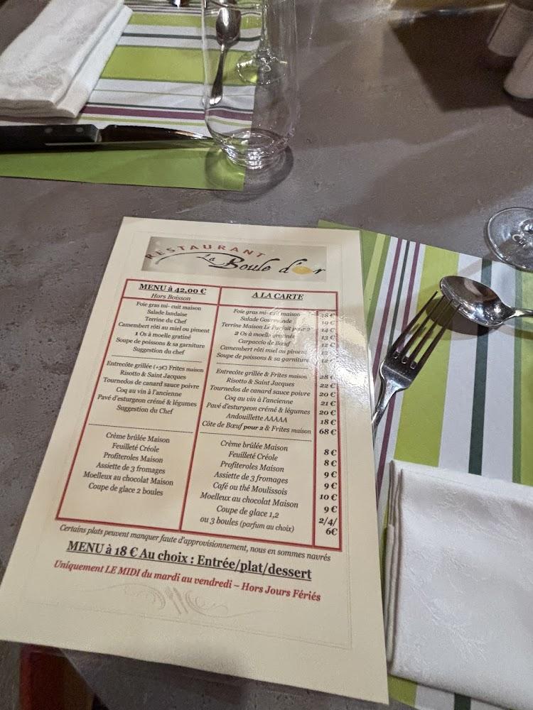 La boule d’Or - Menu Image 2
